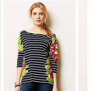 Anthropologie Meadow Rue Lanthe Stripe Flo…